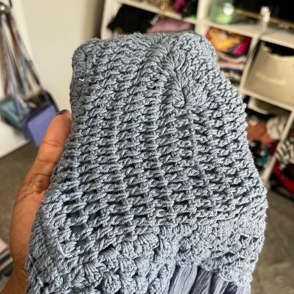 Blush High Low Dress in Slate Blue - Picture 7 of 8